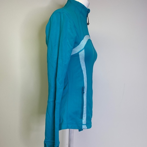 Lululemon Define Jacket Blue Surge Wee Striped 4 - Picture 4 of 9